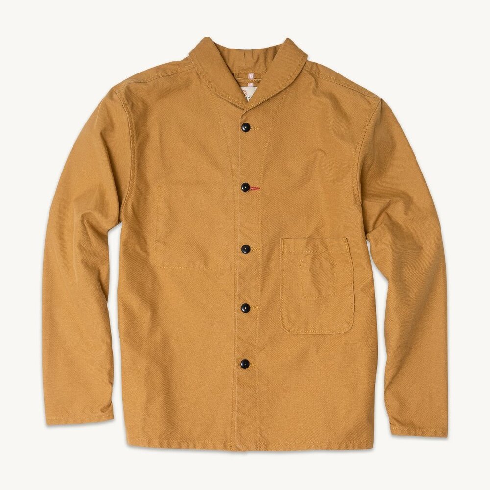 Imperfects – Golden Hour Shepherds Shirt in Shipyard Canvas (lg)